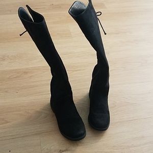 Long black girls boots from children's place